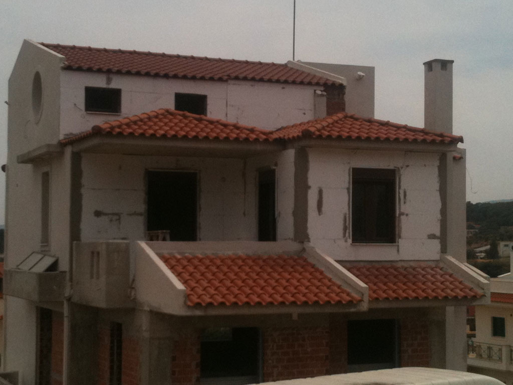 θερμοπροσοψη knauf σε οικία στην Λούτσα