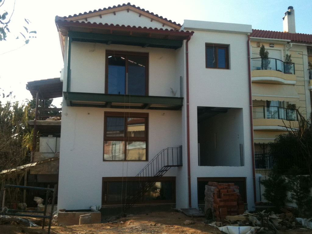 Οικία στον Γέρακα όπου κατασκευάστηκε όλη με τσιμεντοσανιδες