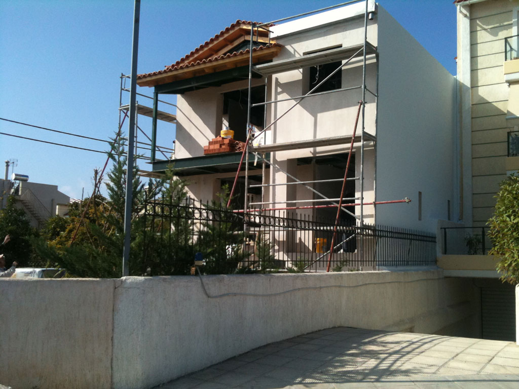 Οικία στον Γέρακα όπου κατασκευάστηκε όλη με τσιμεντοσανιδες